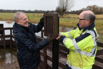 Volunteers Improve Coombe Hill Nature Reserve