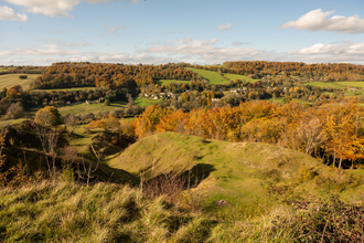 View of the Slad Valley from Swifts Hill