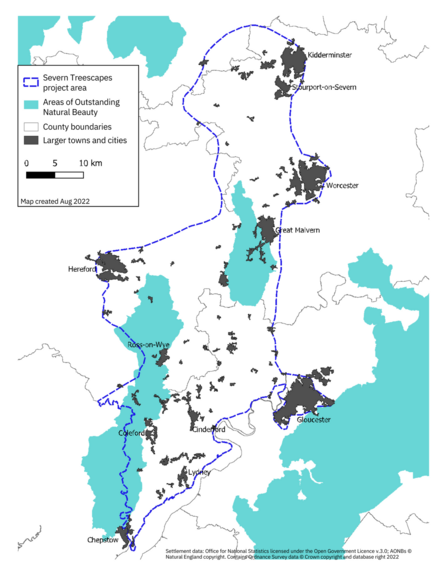 Severn Treescapes project area