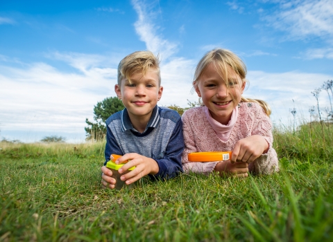 Children looking for wildlife (C) Matt Roberts