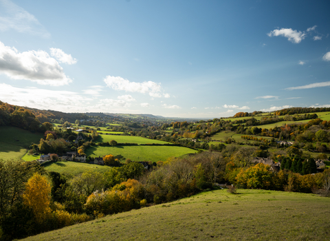 The view from Swifts Hill