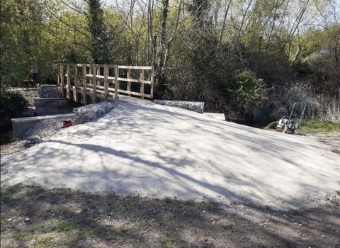 A new sloped bridge in Cirencester to increase accessibility